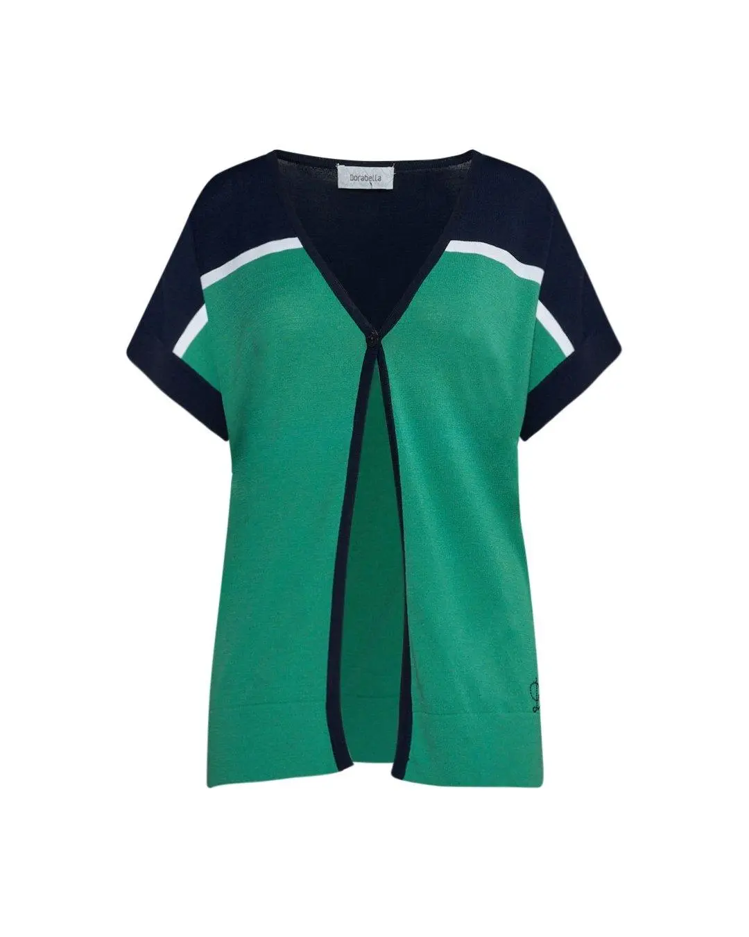 Cardigan mezza manica VERDE
