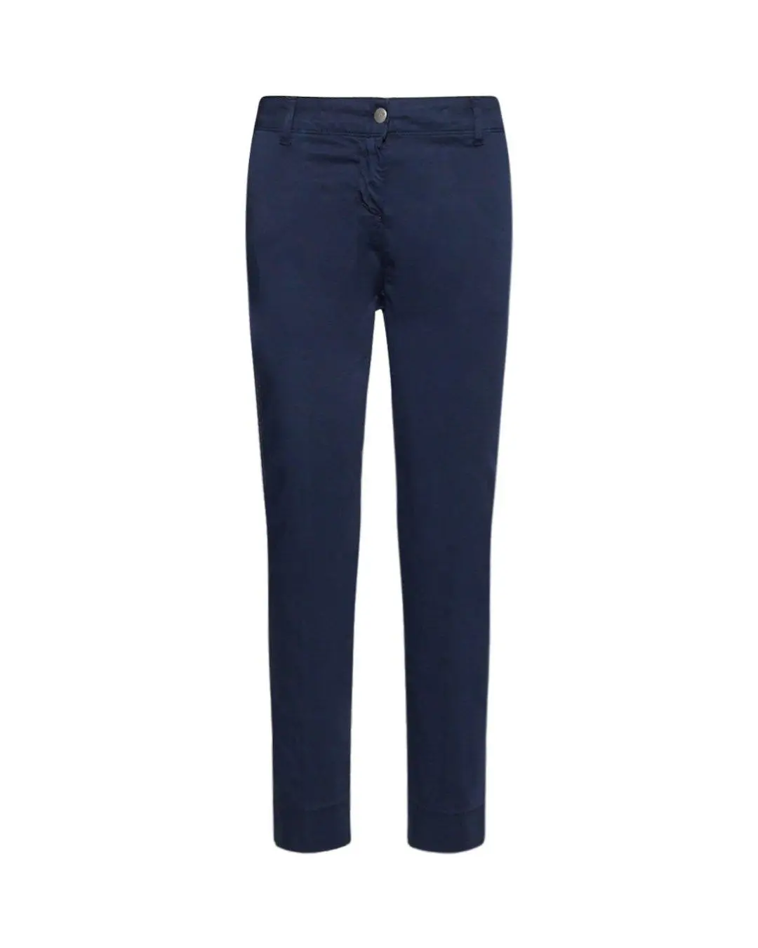 Pantalone basic in tinta unita BLU