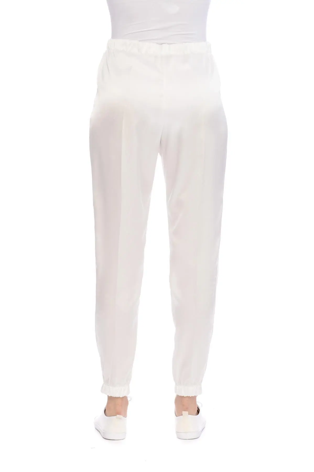 Pantalone tessuto semi lucido BIANCO - Image 2