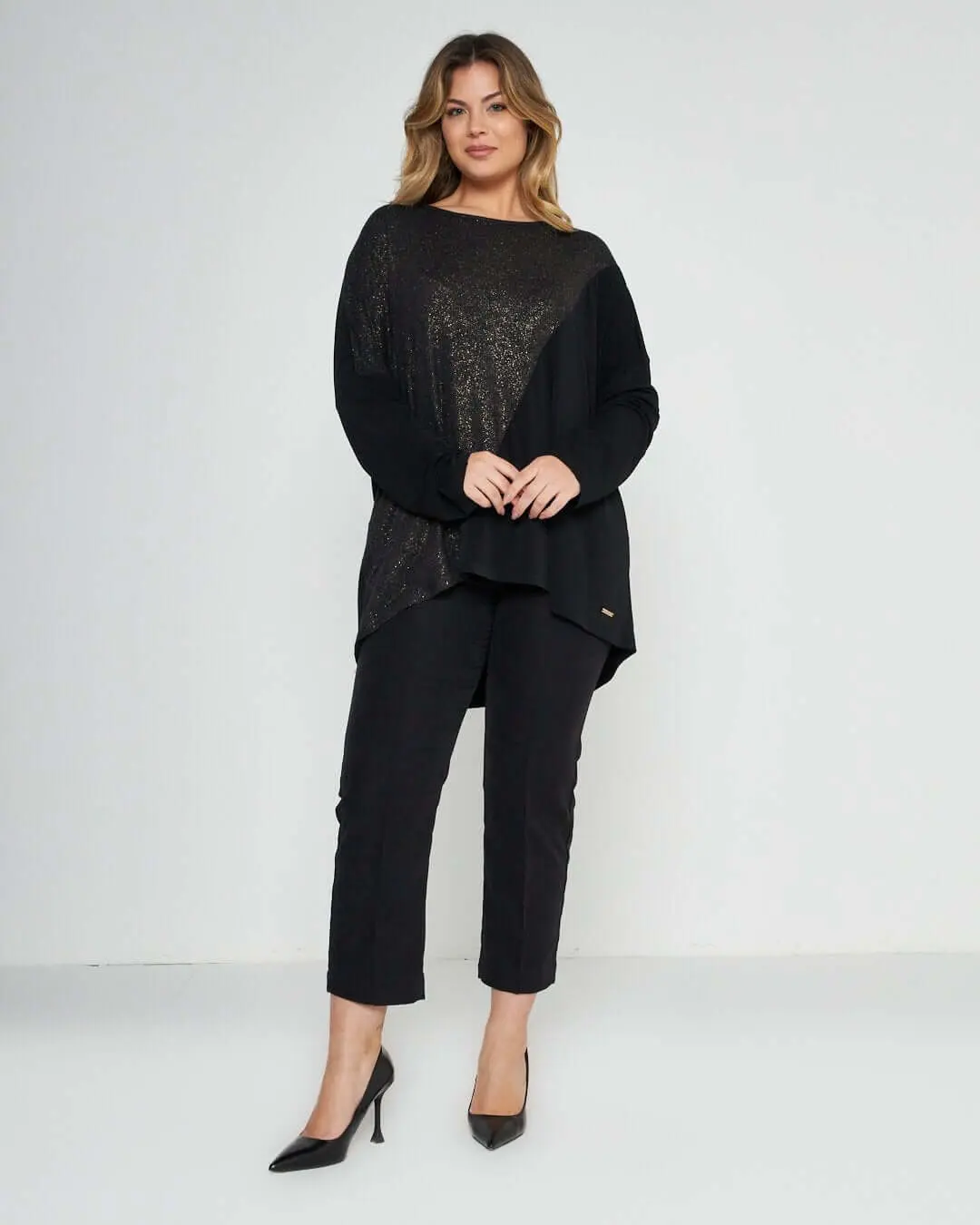 Maglia lurex NERO - Image 3