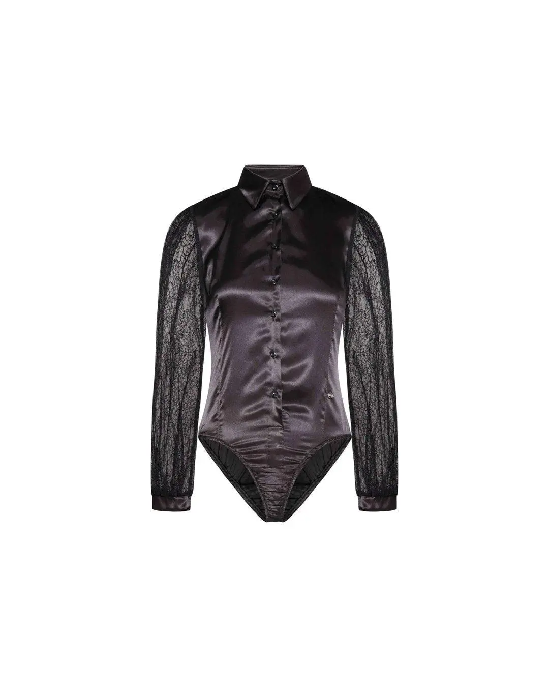 Camicia pizzo NERO - Image 2