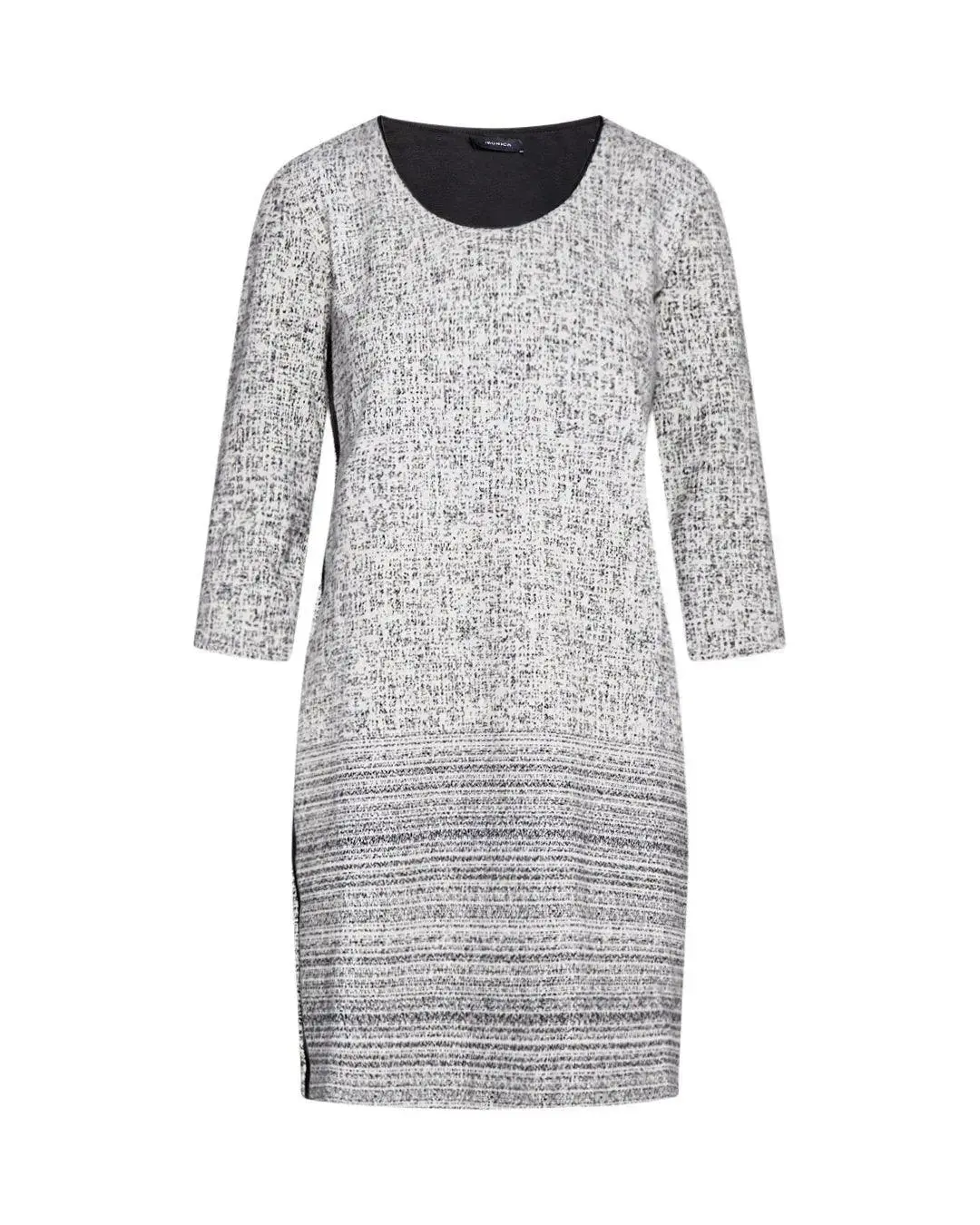 Abito in maglia BIANCO-NERO - Image 2
