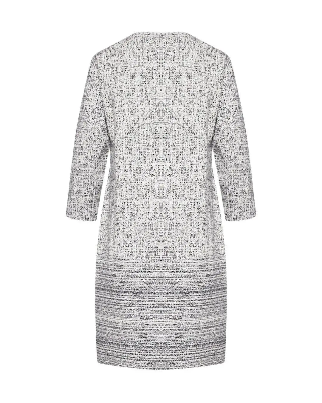 Abito in maglia BIANCO-NERO - Image 3