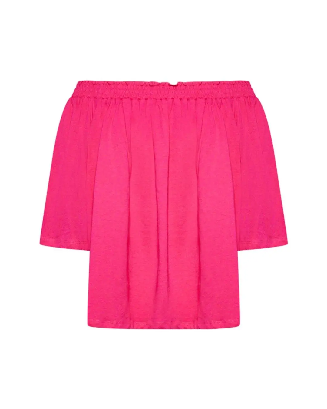 Maglia shiffer in cotone FUXIA - Image 2