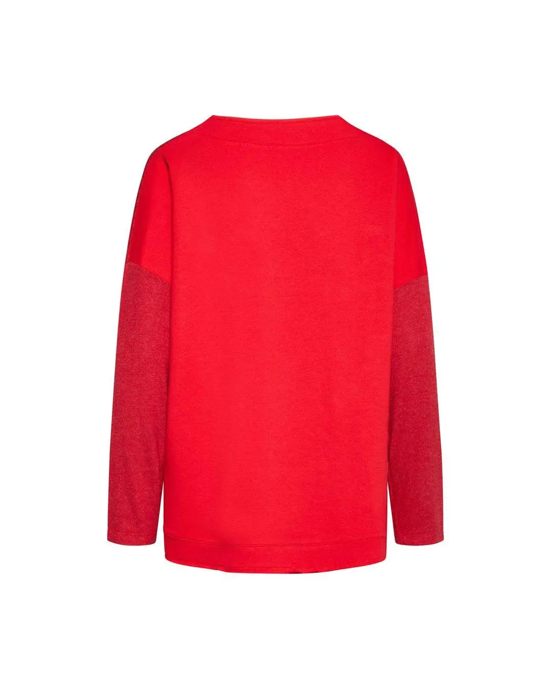 Maglia con tasca in paillettes ROSSO - Image 2