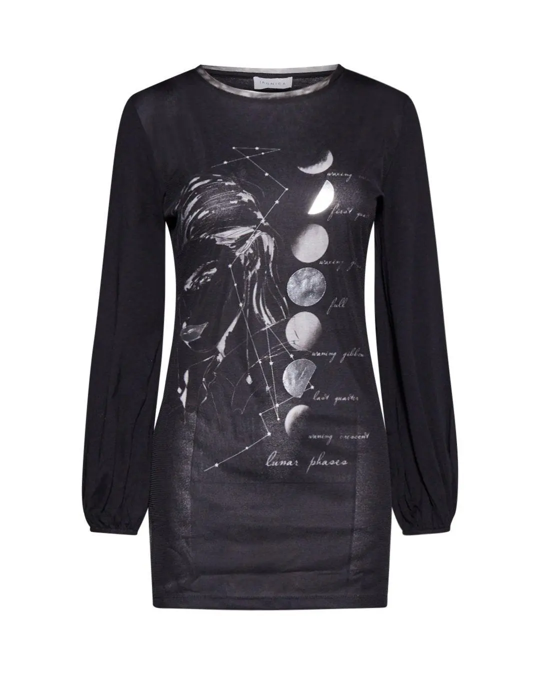 Maglia stampa NERO