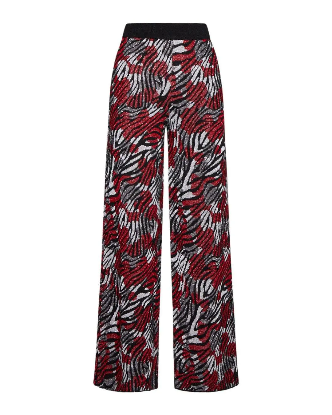 Pantalone jacquard ROSSO