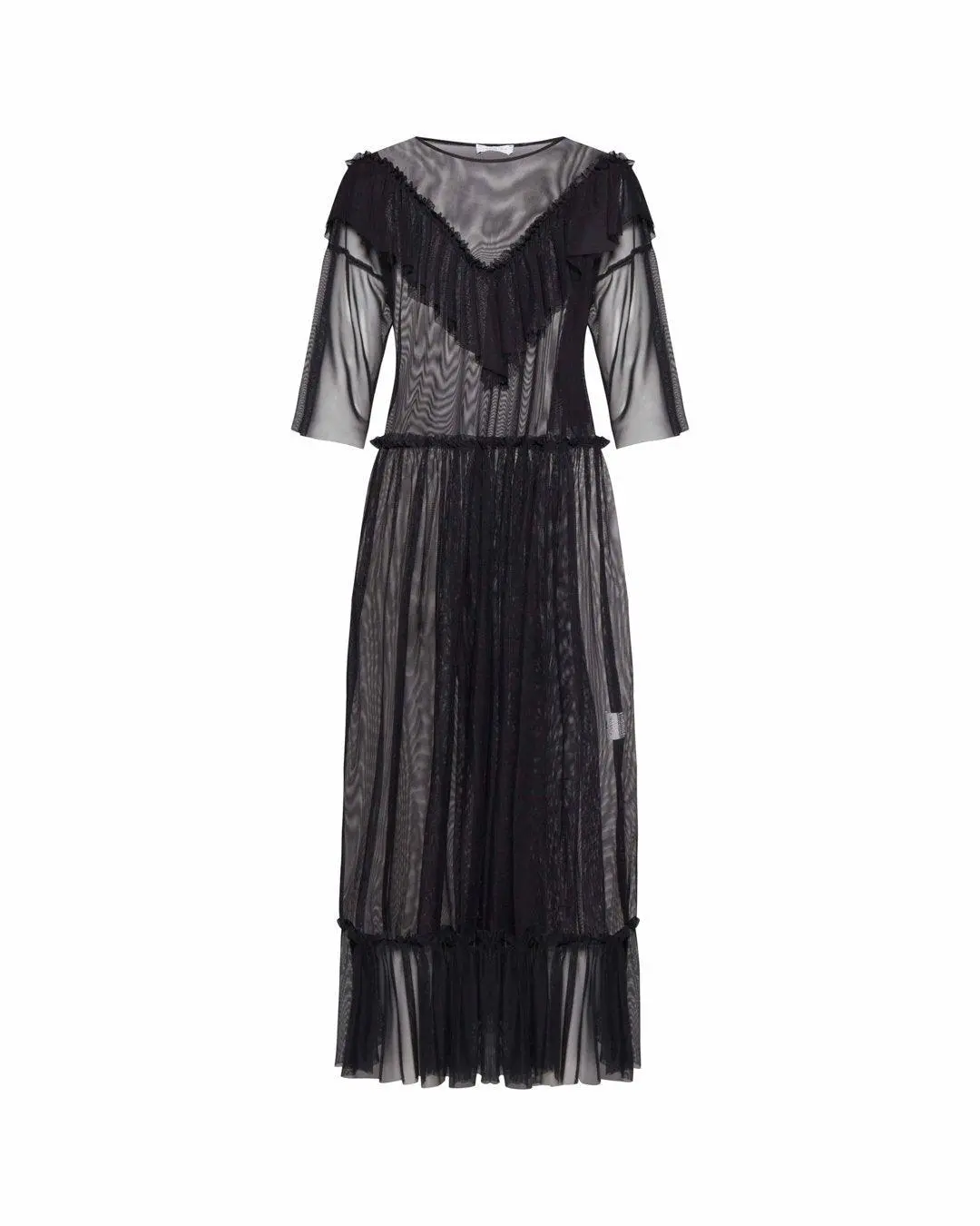 Maglia con trasparenze NERO - Image 2
