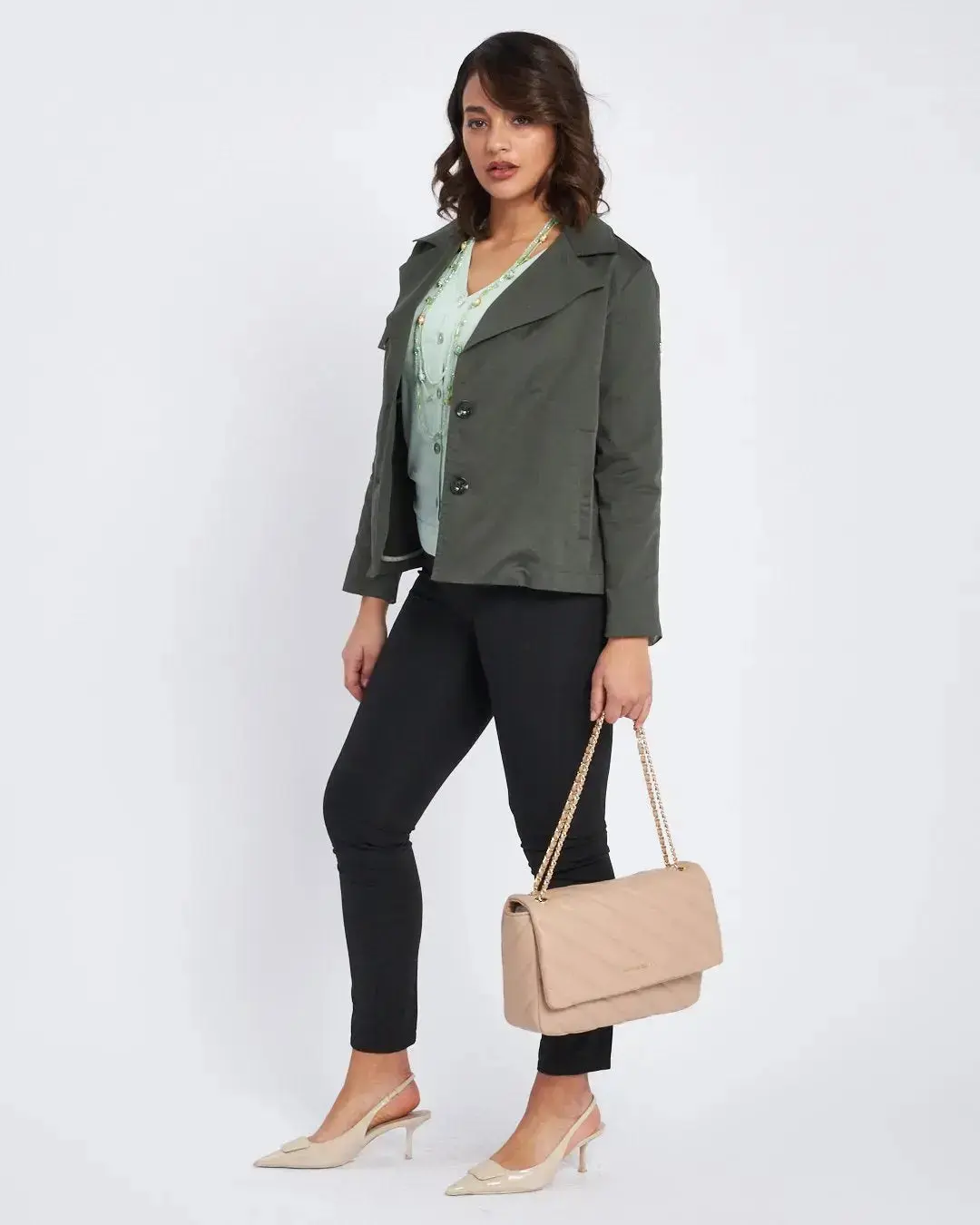 Pantalone skinny in tessuto stretch - Image 13