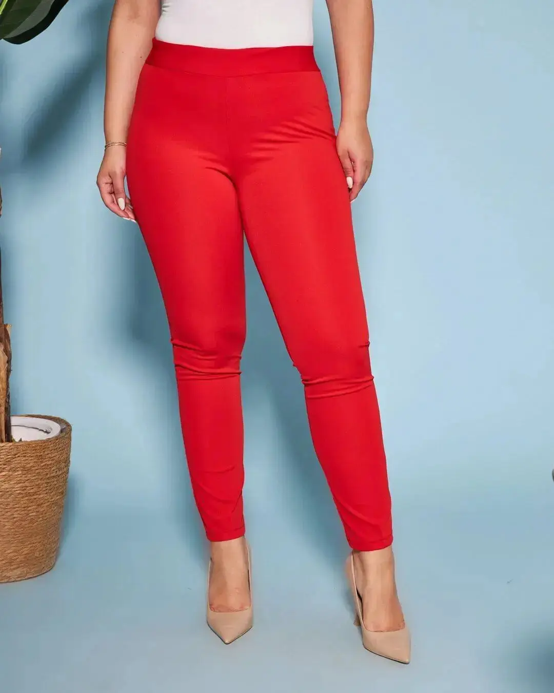 Pantalone skinny in tessuto stretch - Image 15