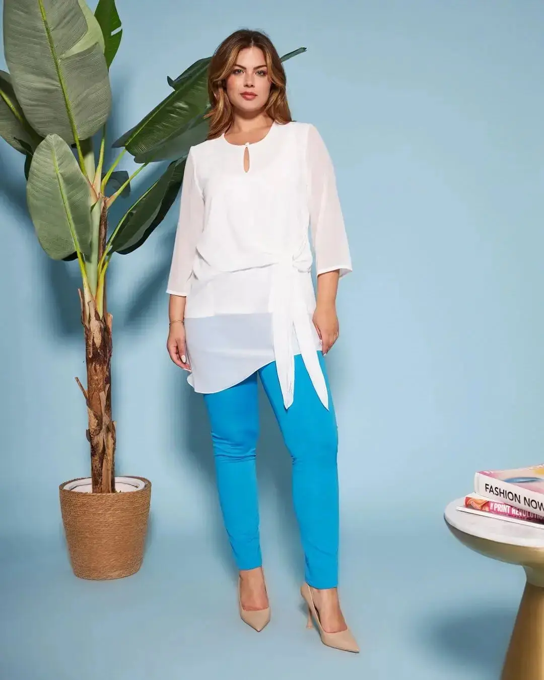 Pantalone skinny in tessuto stretch - Image 18