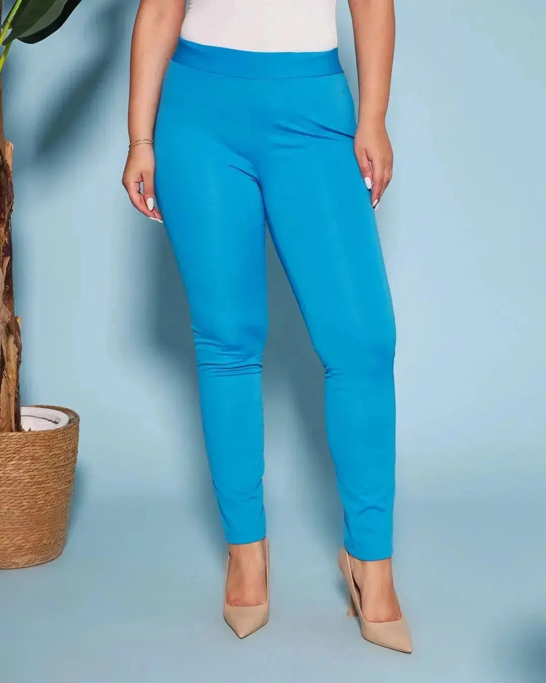 Pantalone skinny in tessuto stretch - Image 19