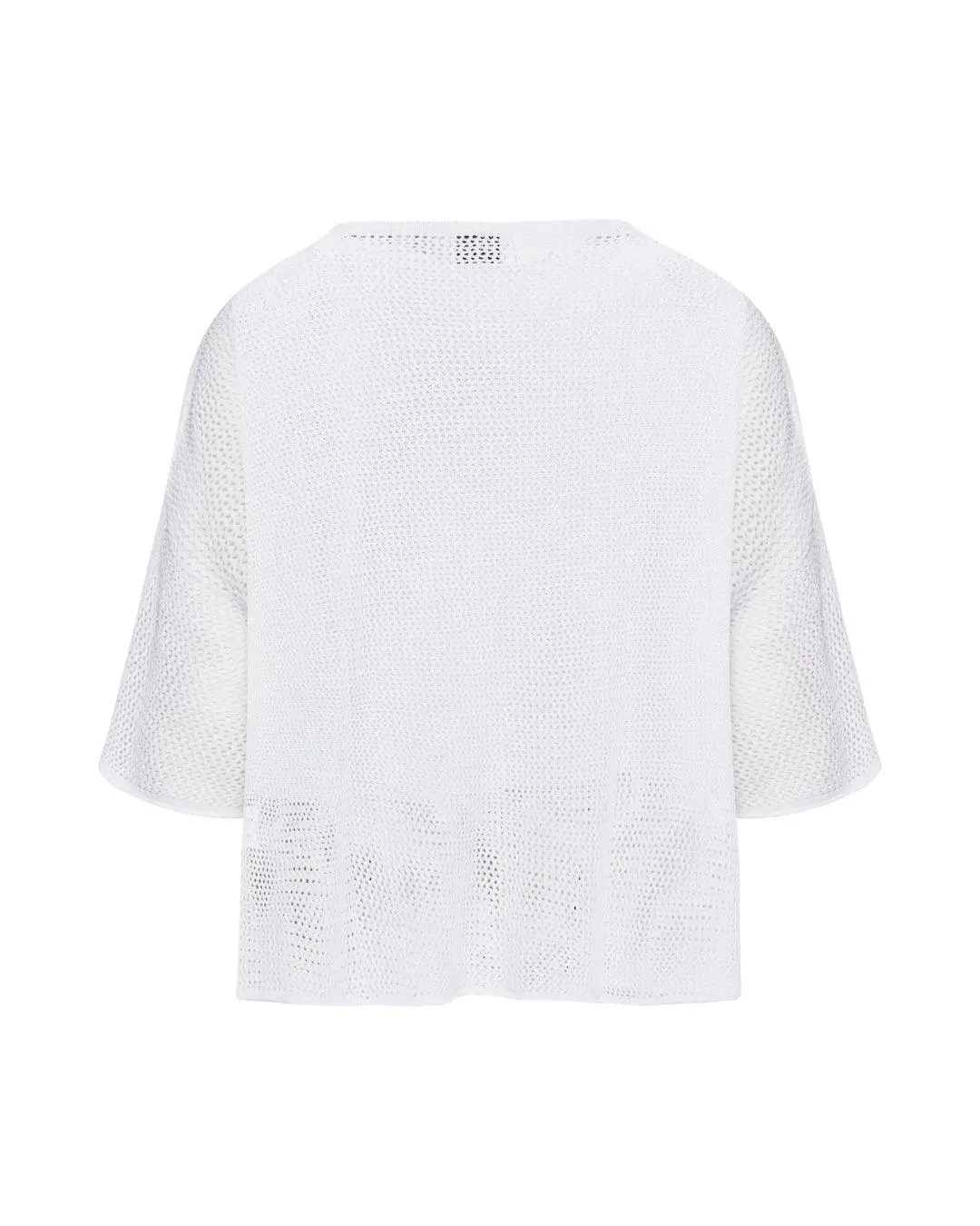 Maglia traforata BIANCO - Image 2