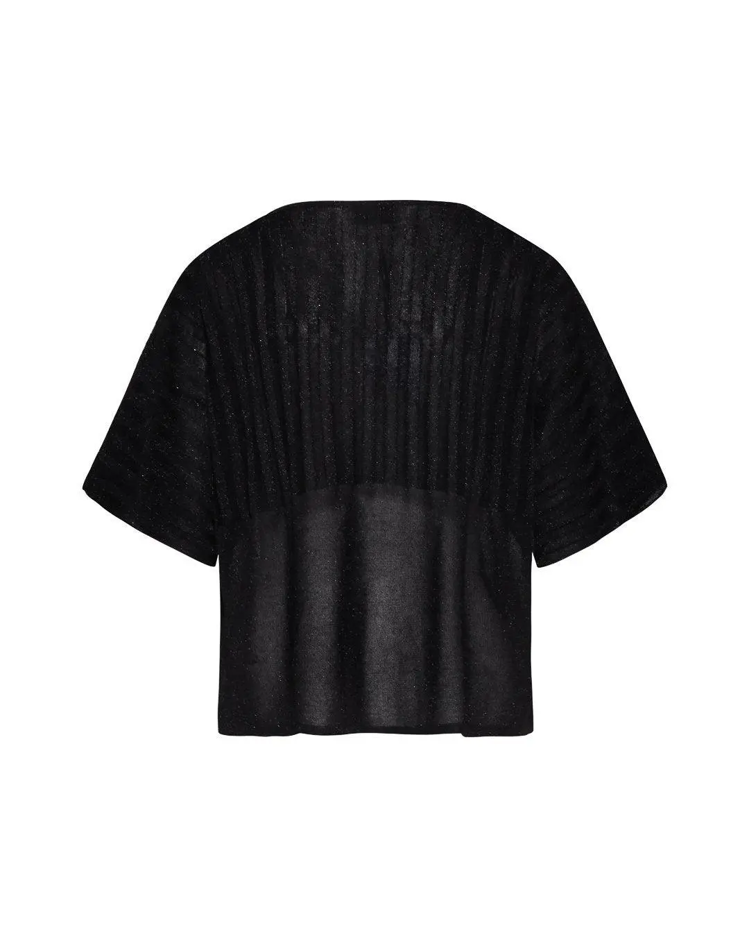 Maglia in lurex NERO - Image 2