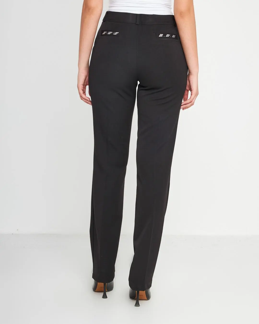Pantalone frisi strass NERO - Image 4
