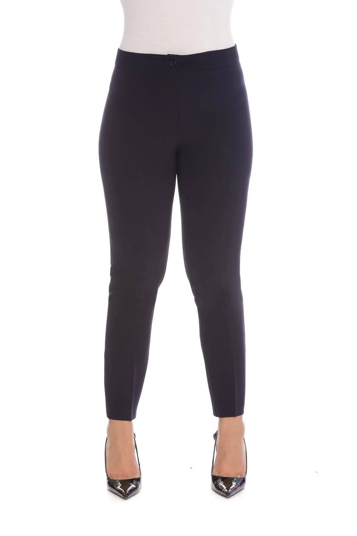Pantalone fluido elegante BLU-NAVY