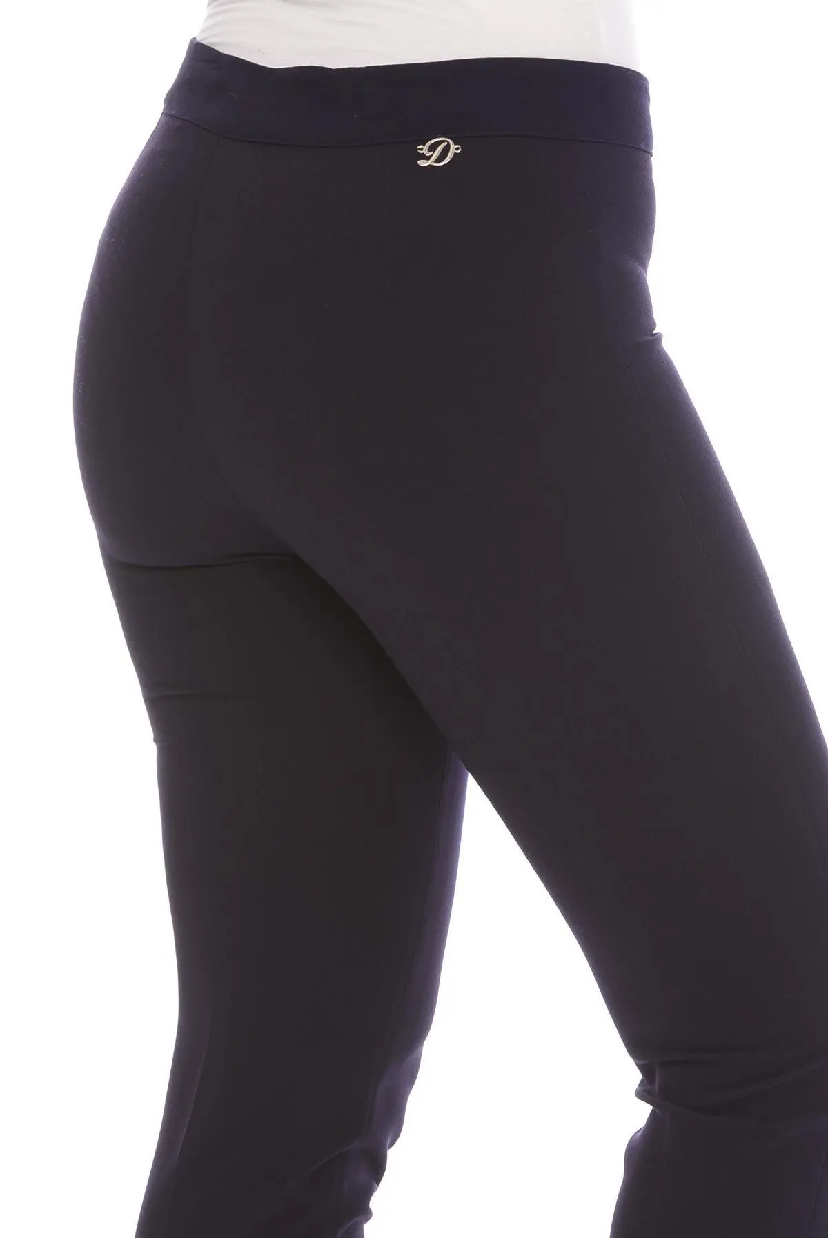 Pantalone fluido elegante BLU-NAVY - Image 3