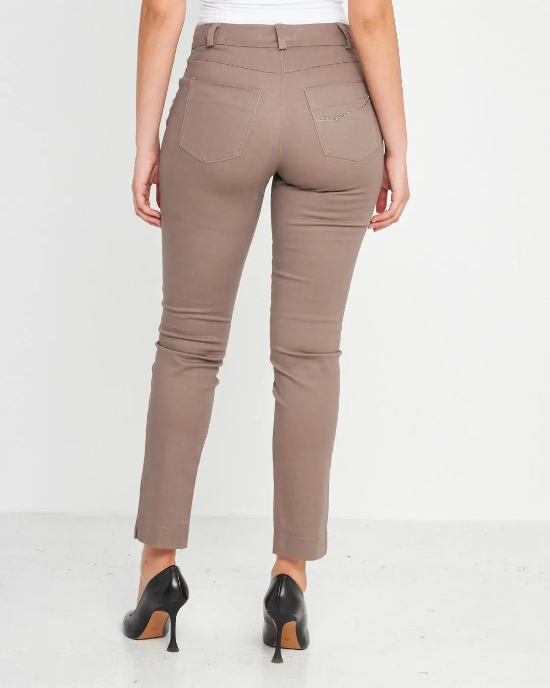 Pantalone tasca ricamata FANGO - Image 4