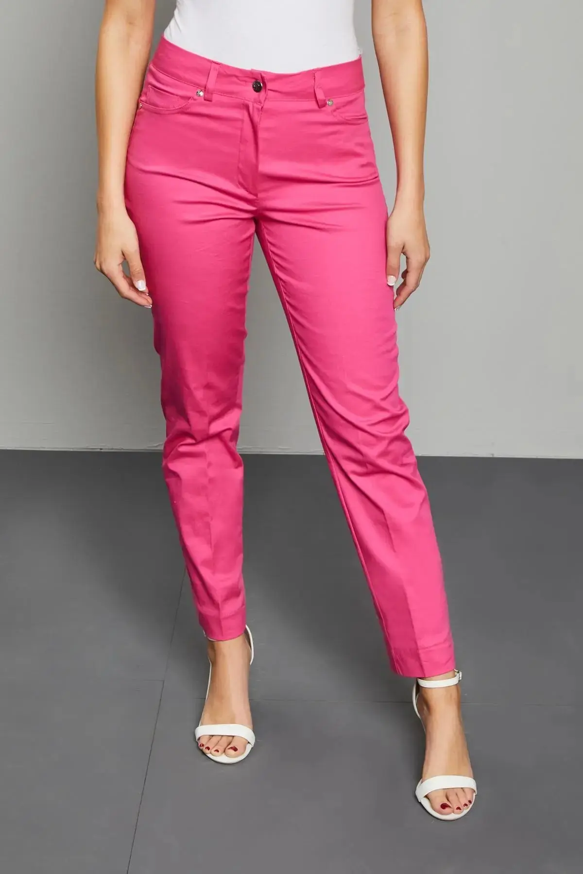 Pantalone cinque  tasche FUXIA - Image 2