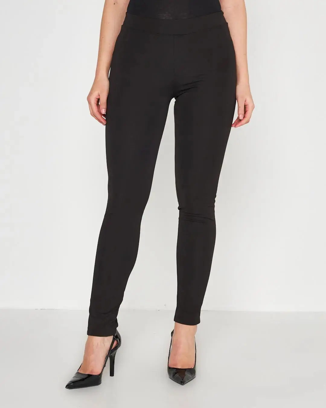 Pantalone slim con taglio push-up e bottoni - Image 6