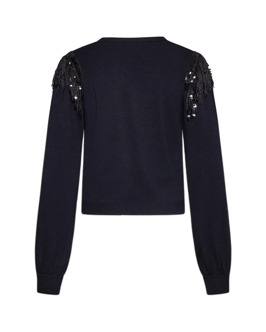 Maglia paillettes NERO - Image 2