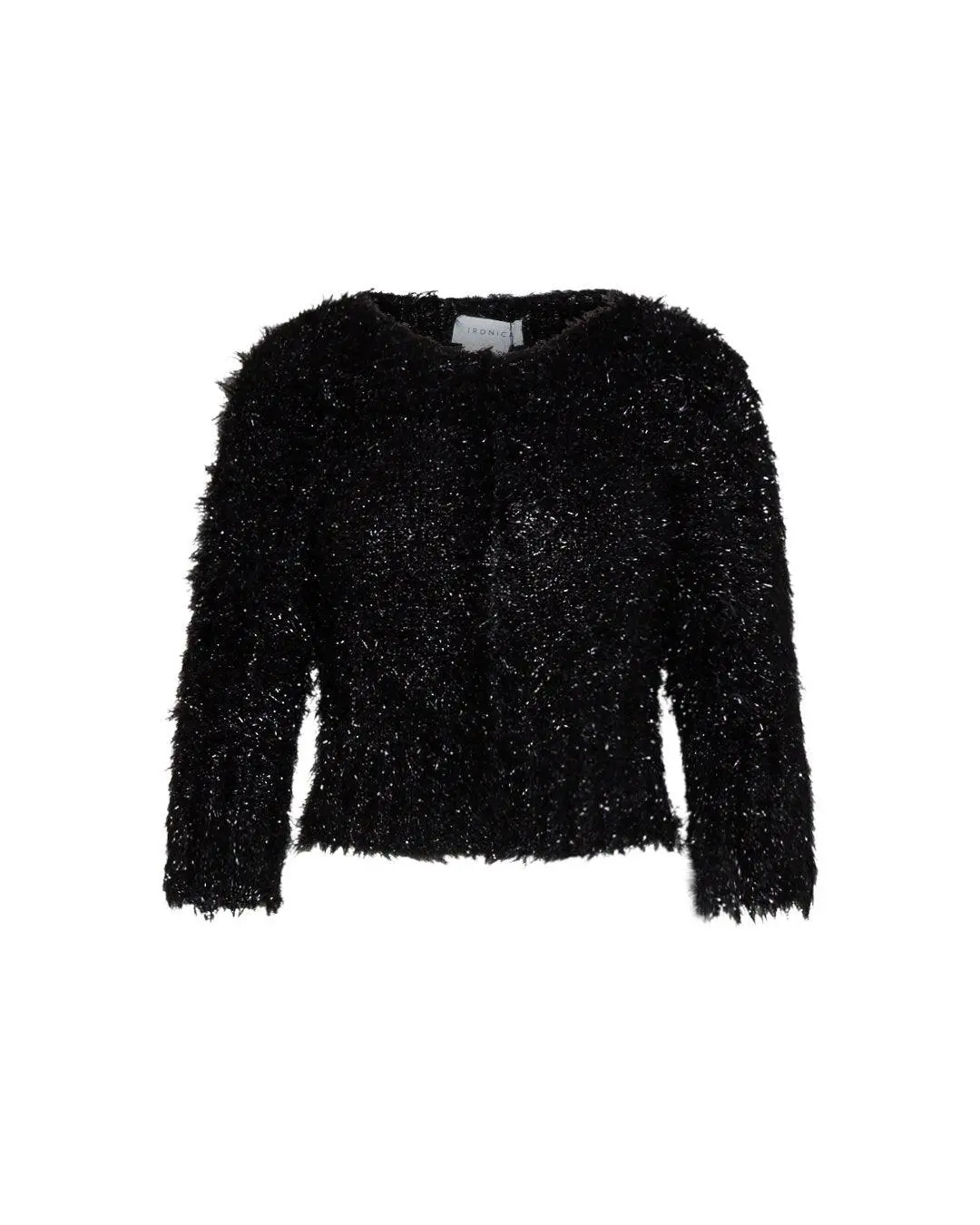 Cardigan in pelliccia NERO - Image 2