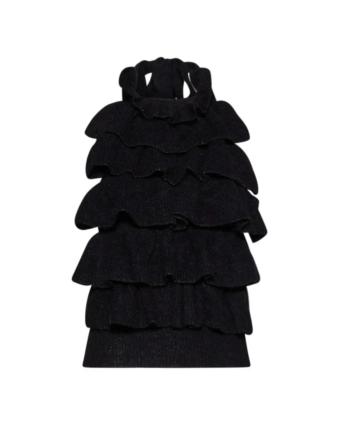 Top rouches NERO