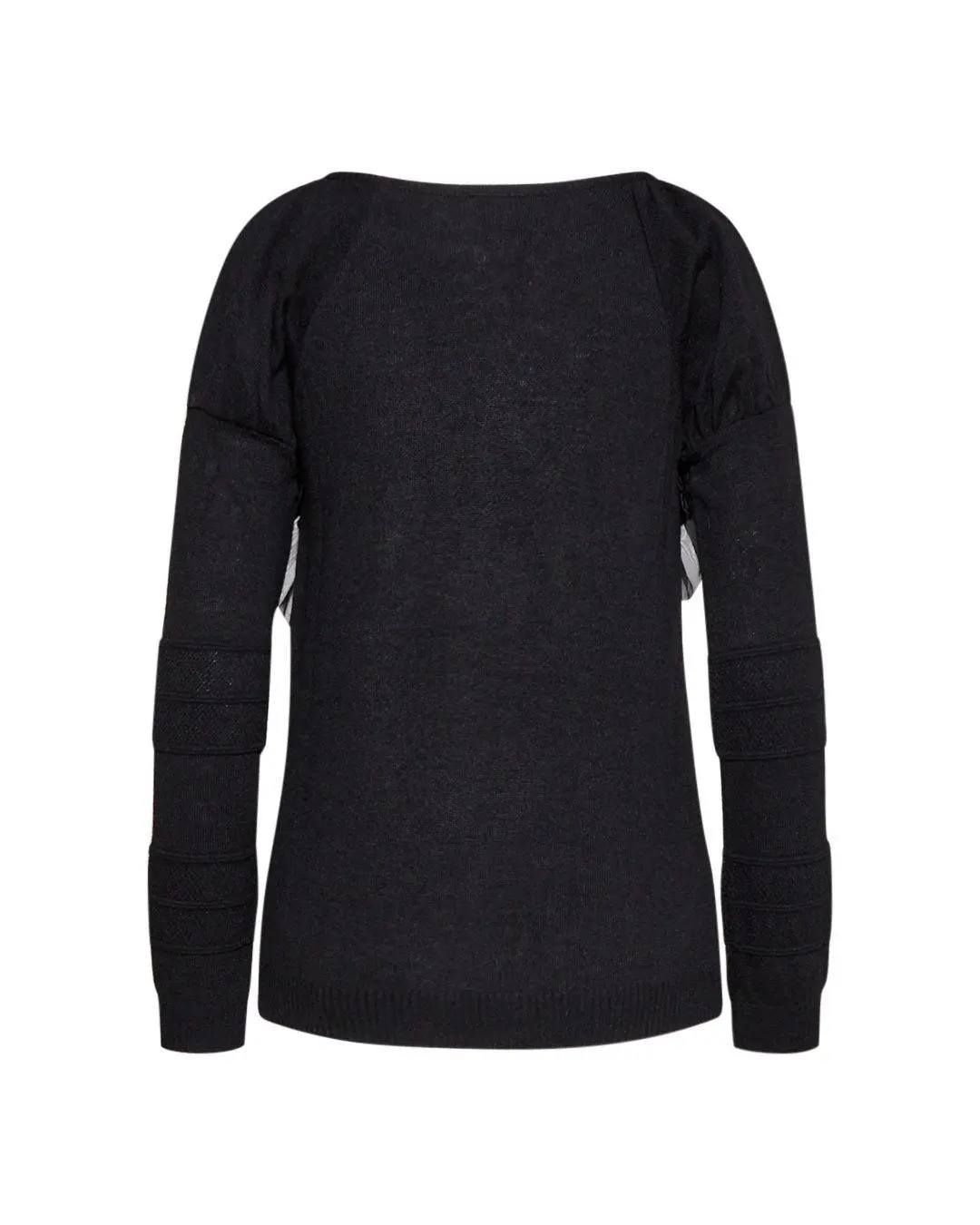 Maglia rouches NERO - Image 2