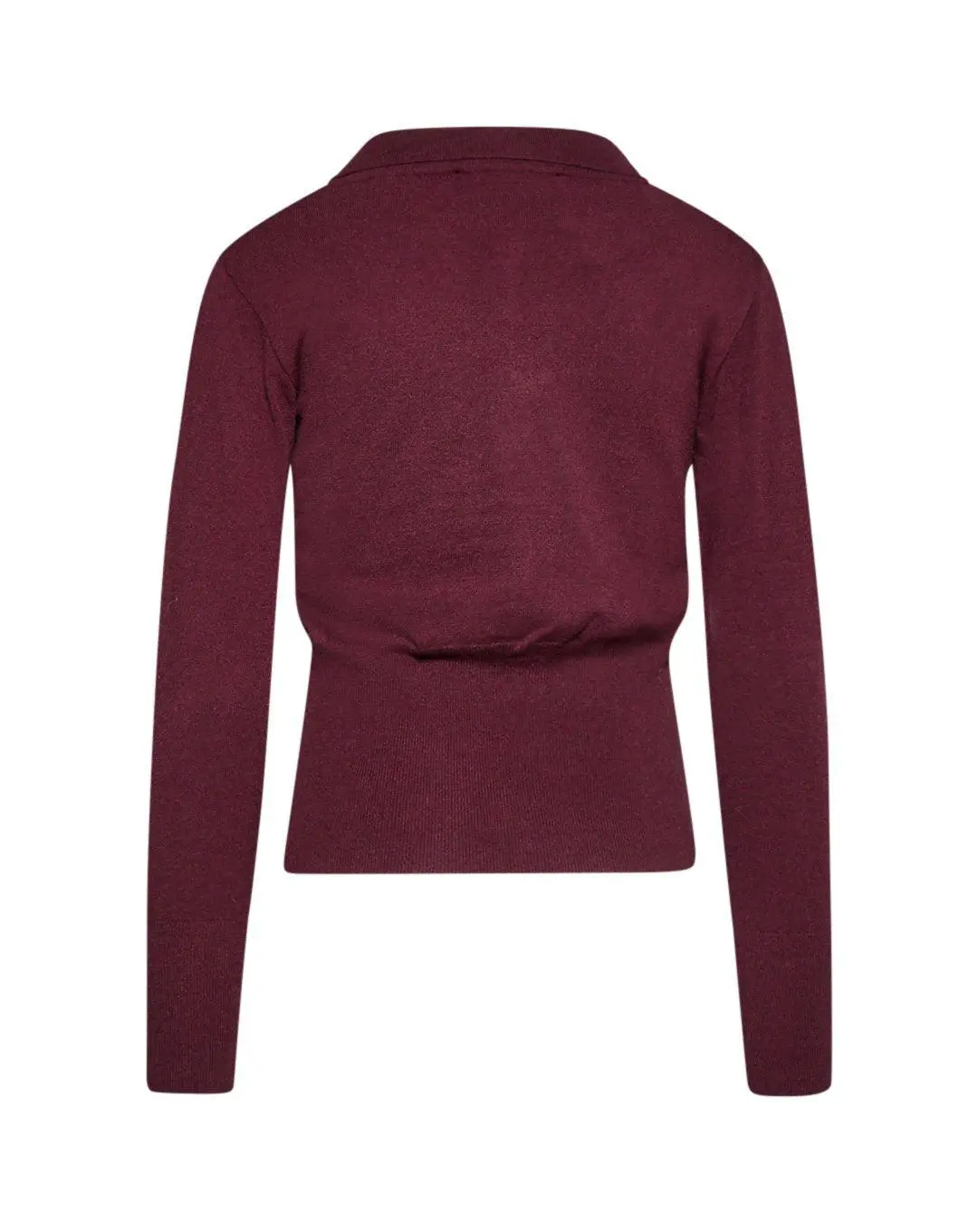 Maglia con bottoni BORDEAUX - Image 2