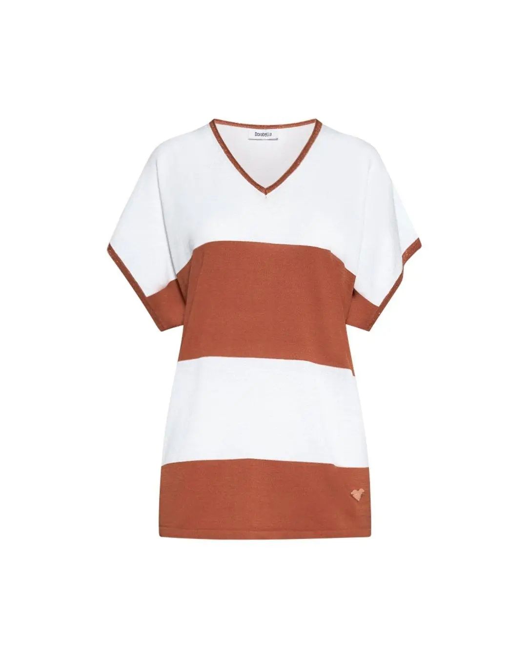 Maglia fantasia a righe BRUCIATO
