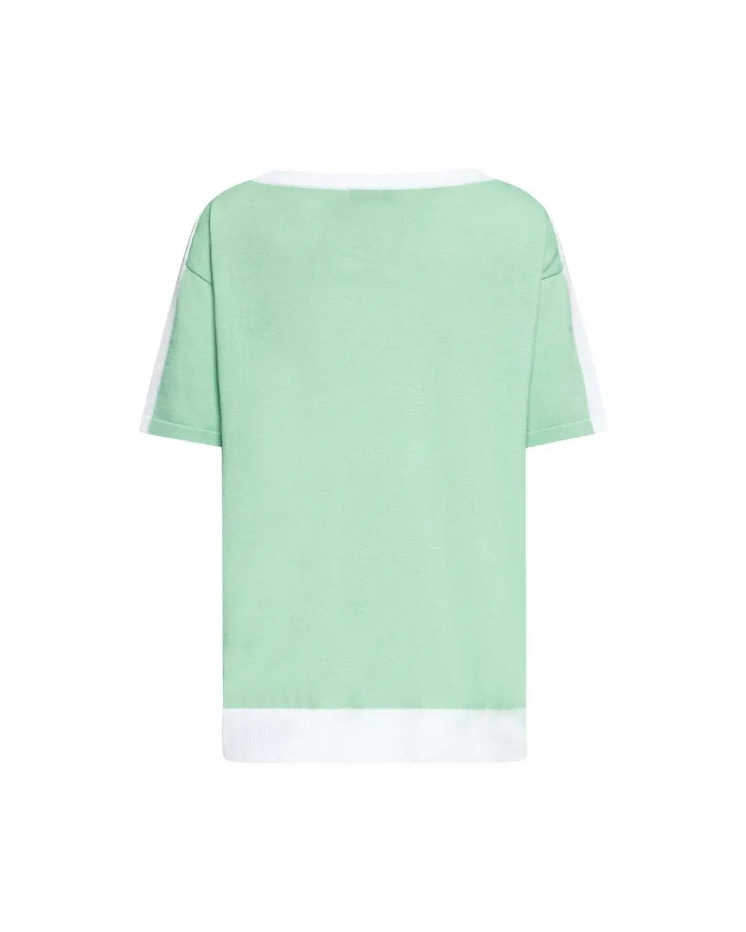 Maglia girocollo lurex SILVER LUREX-VERDE - Image 2