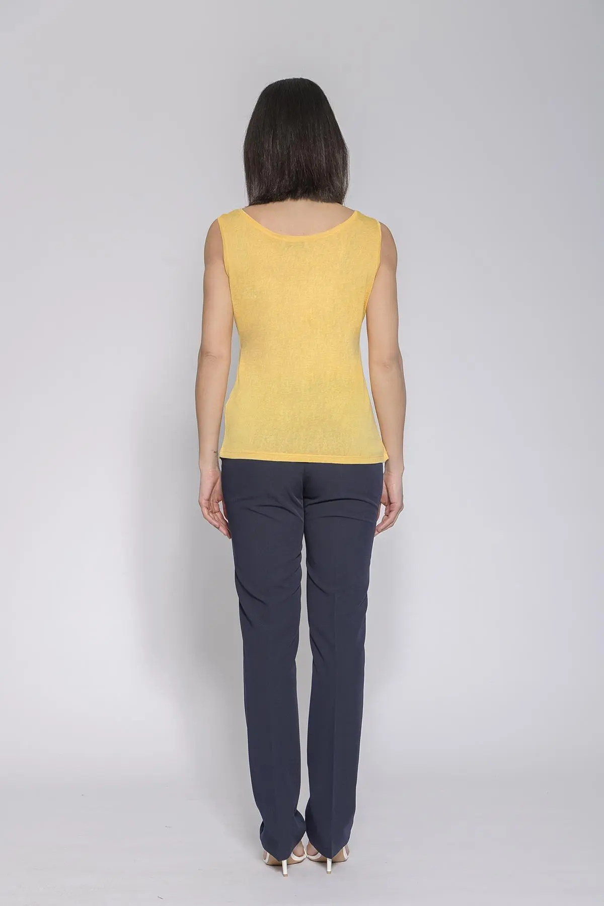 Canotta basic fiammata GIALLO - Image 2