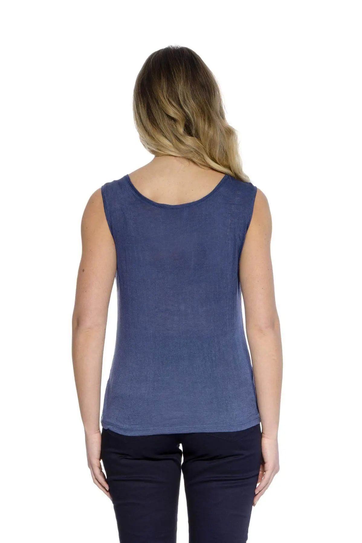 Canotta basic fiammata DENIM - Image 2