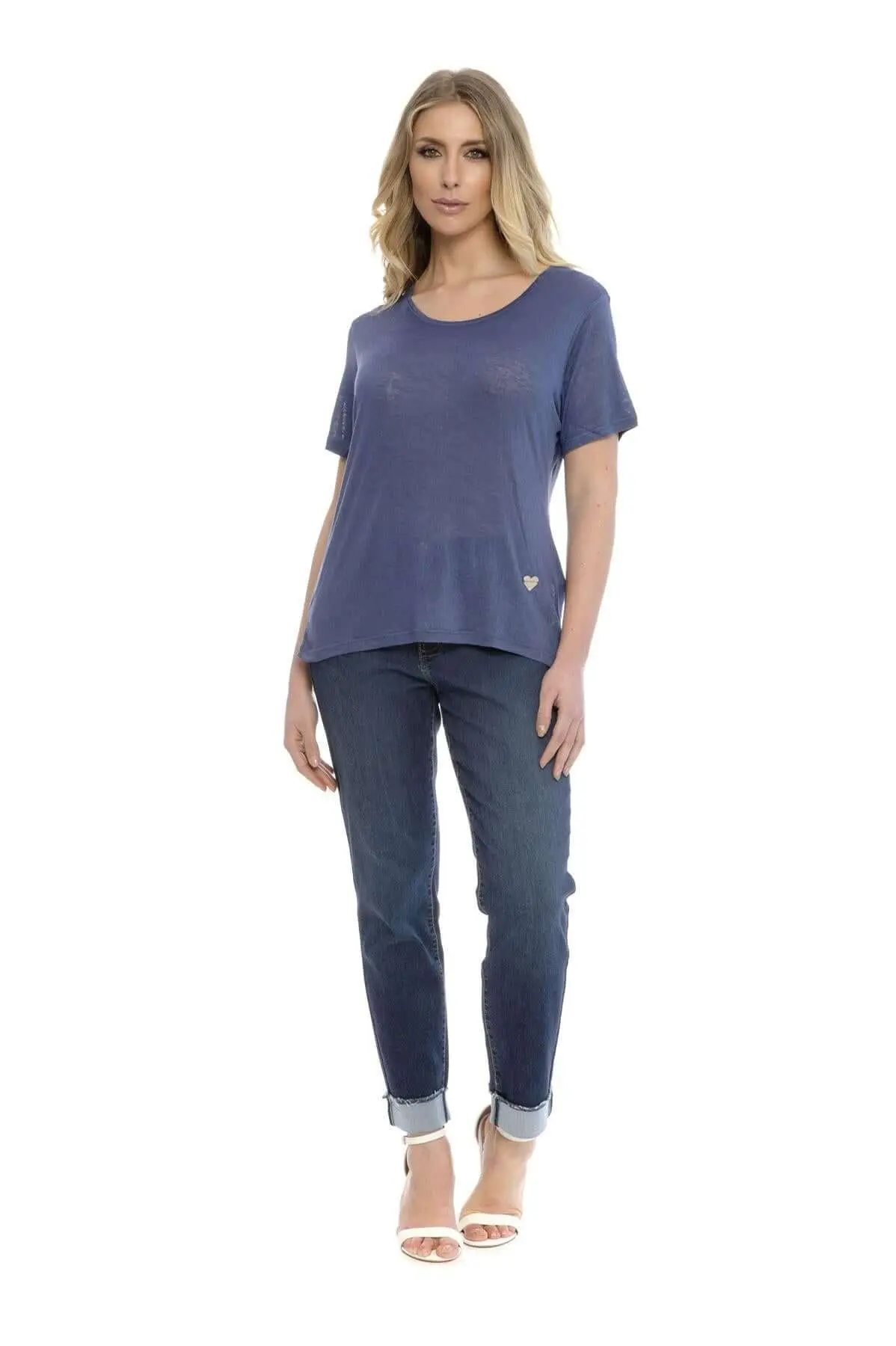 T-shirt basic fiammata DENIM - Image 4