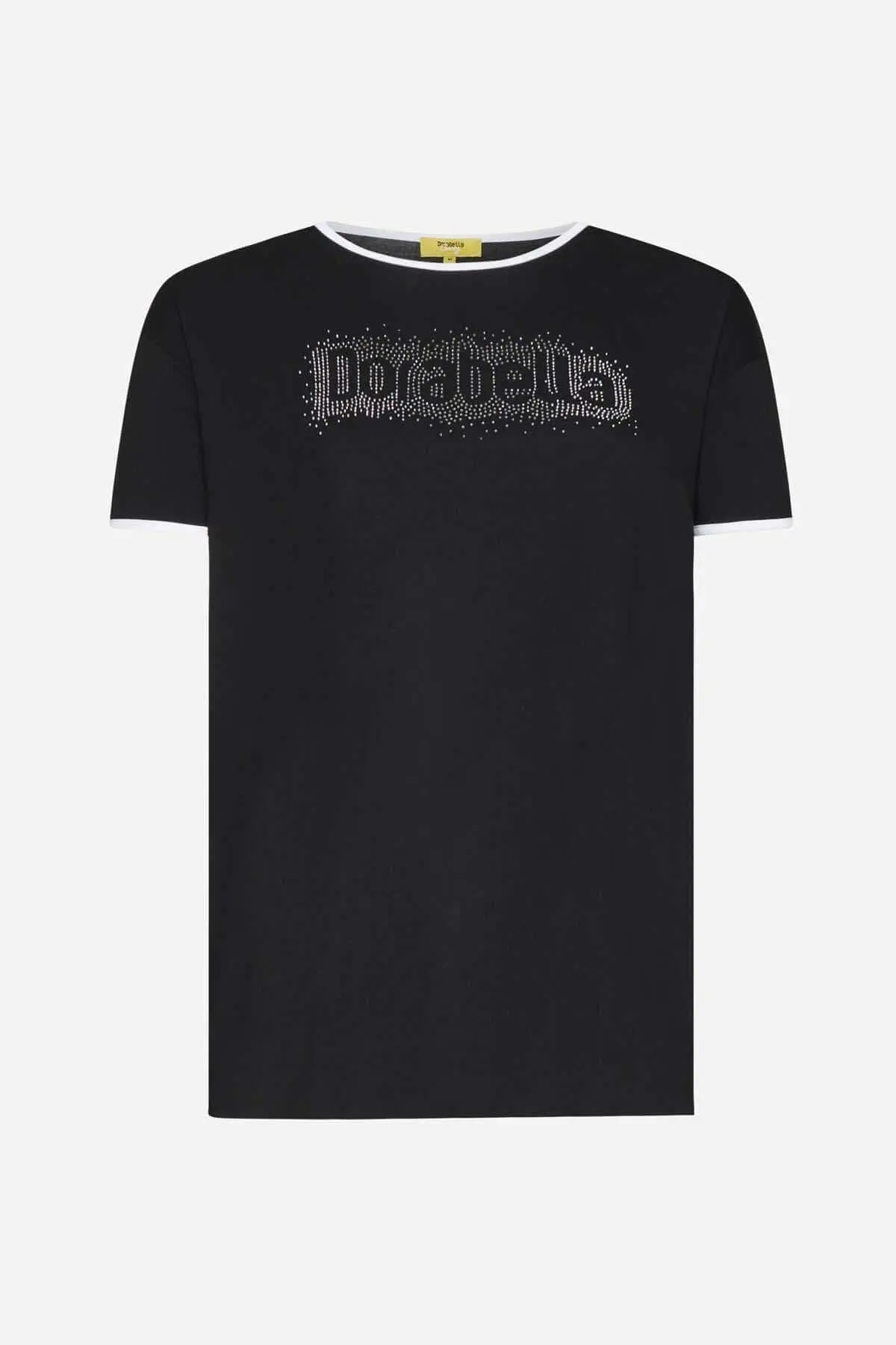 Maglia girocollo paillettes NERO - Image 2
