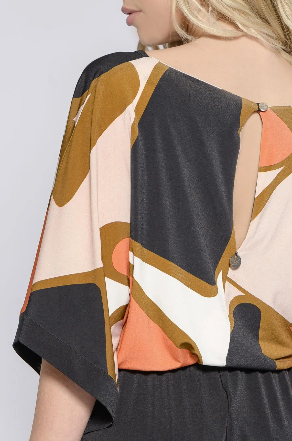 Tuta kimono fantasia NERO-ARANCIO - Image 3