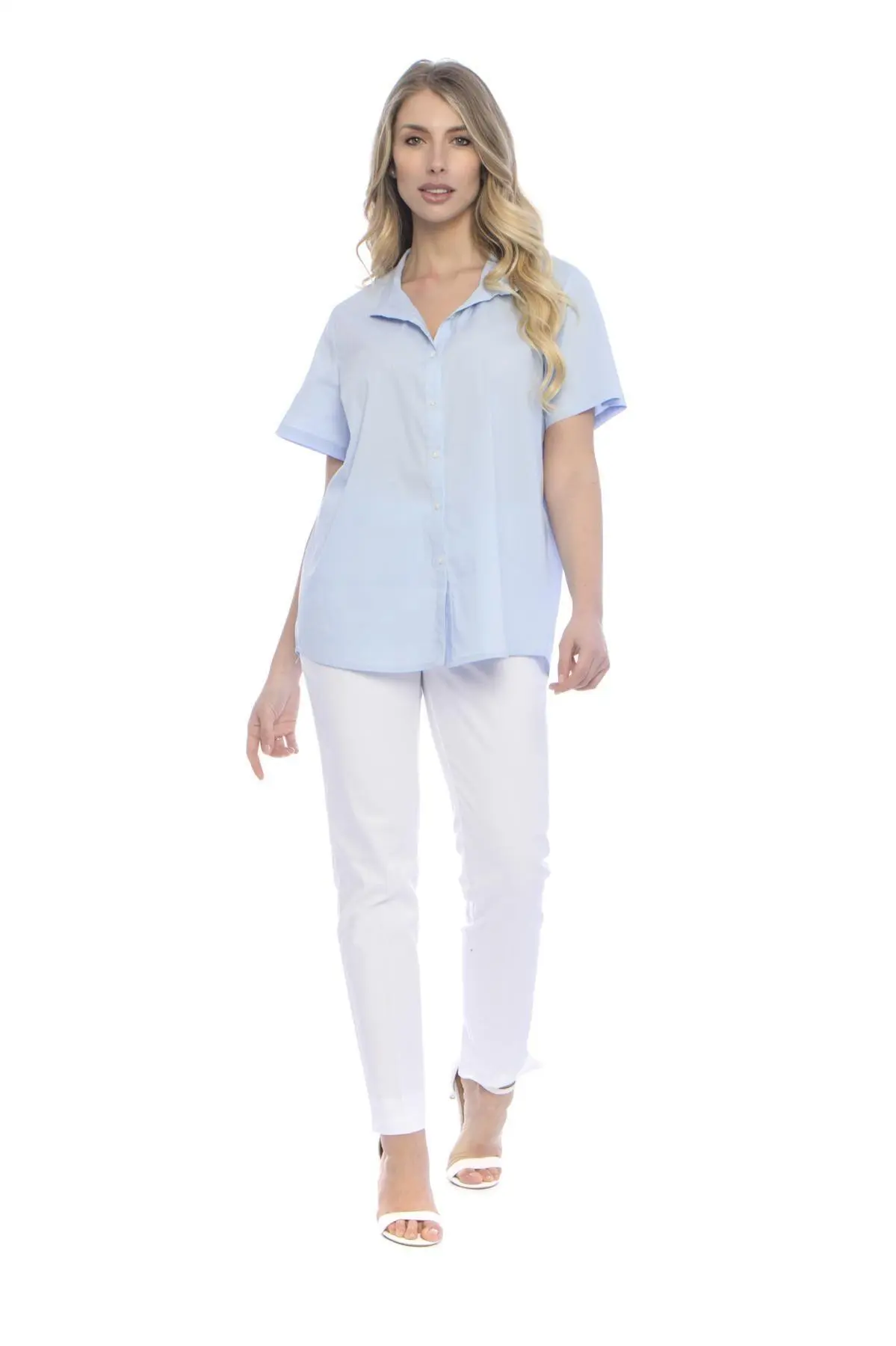 Camicia basic CELESTE - Image 4