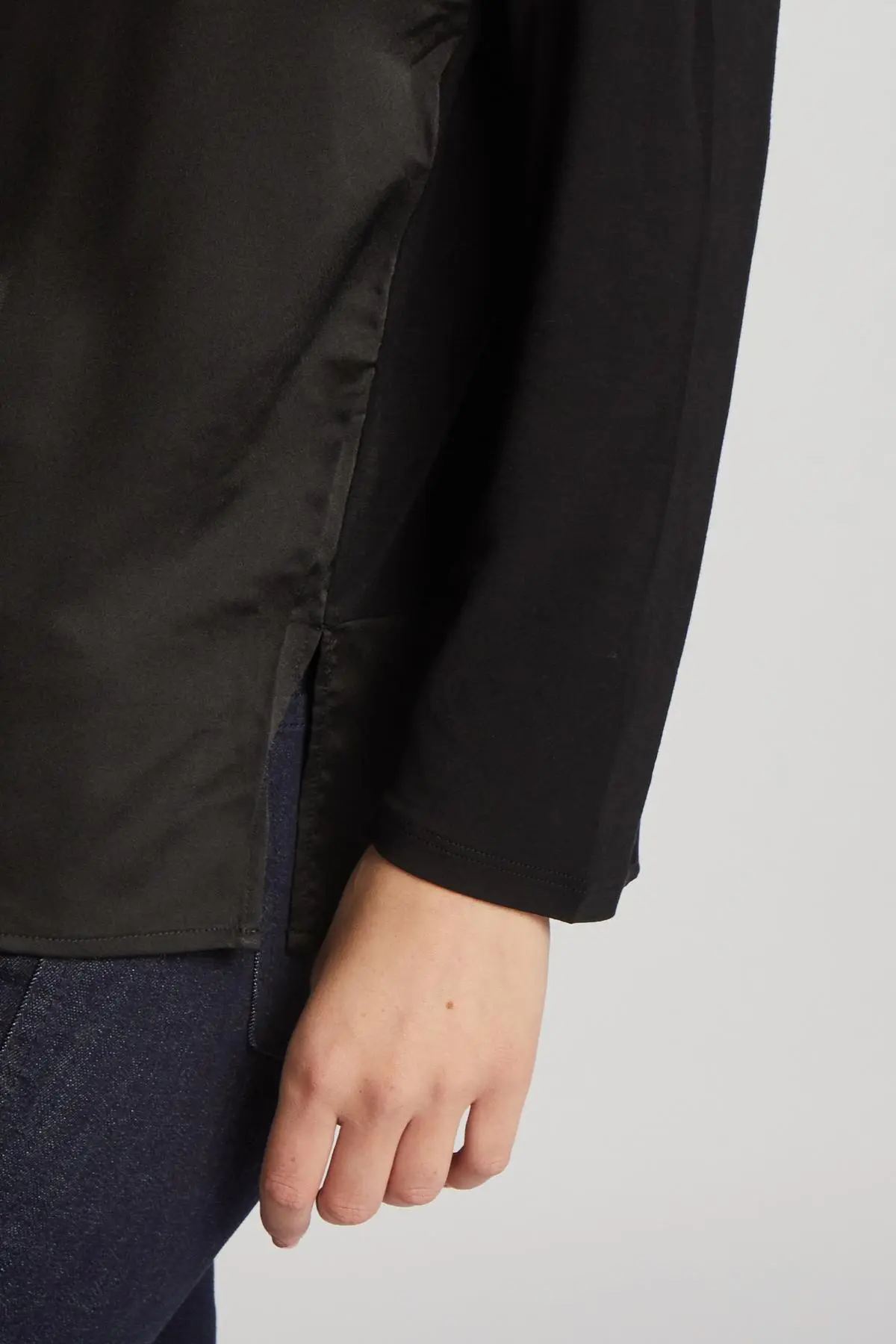 Camicia raso NERO - Image 4
