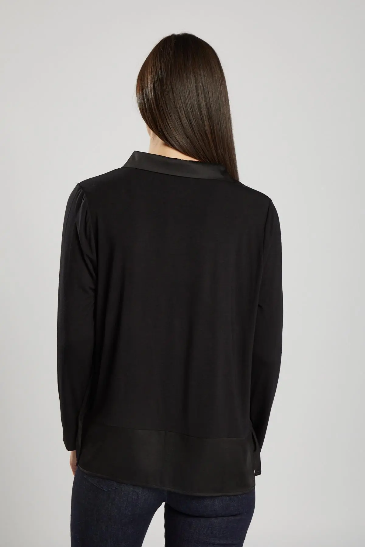 Camicia raso NERO - Image 5