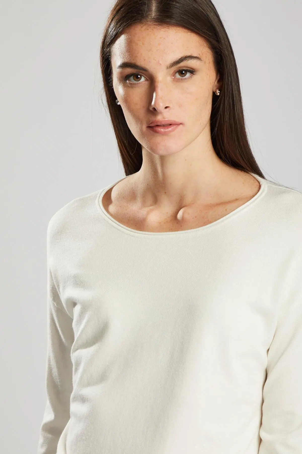 Maglia dettaglio lurex PANNA - Image 3