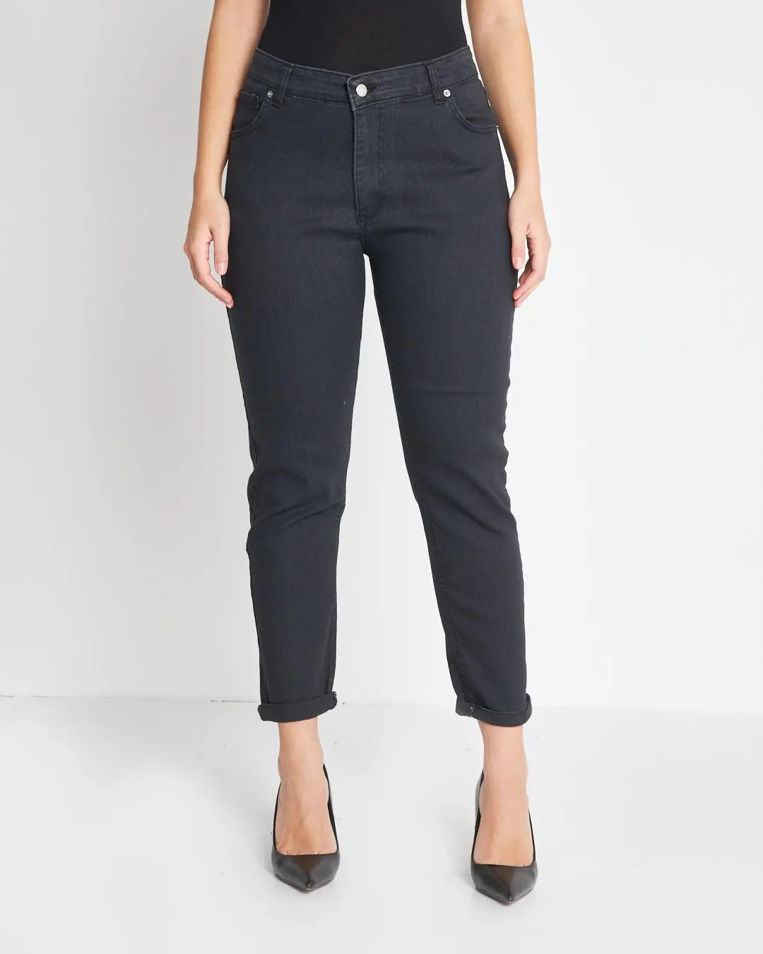 Jeans cinque tasche NERO - Image 3