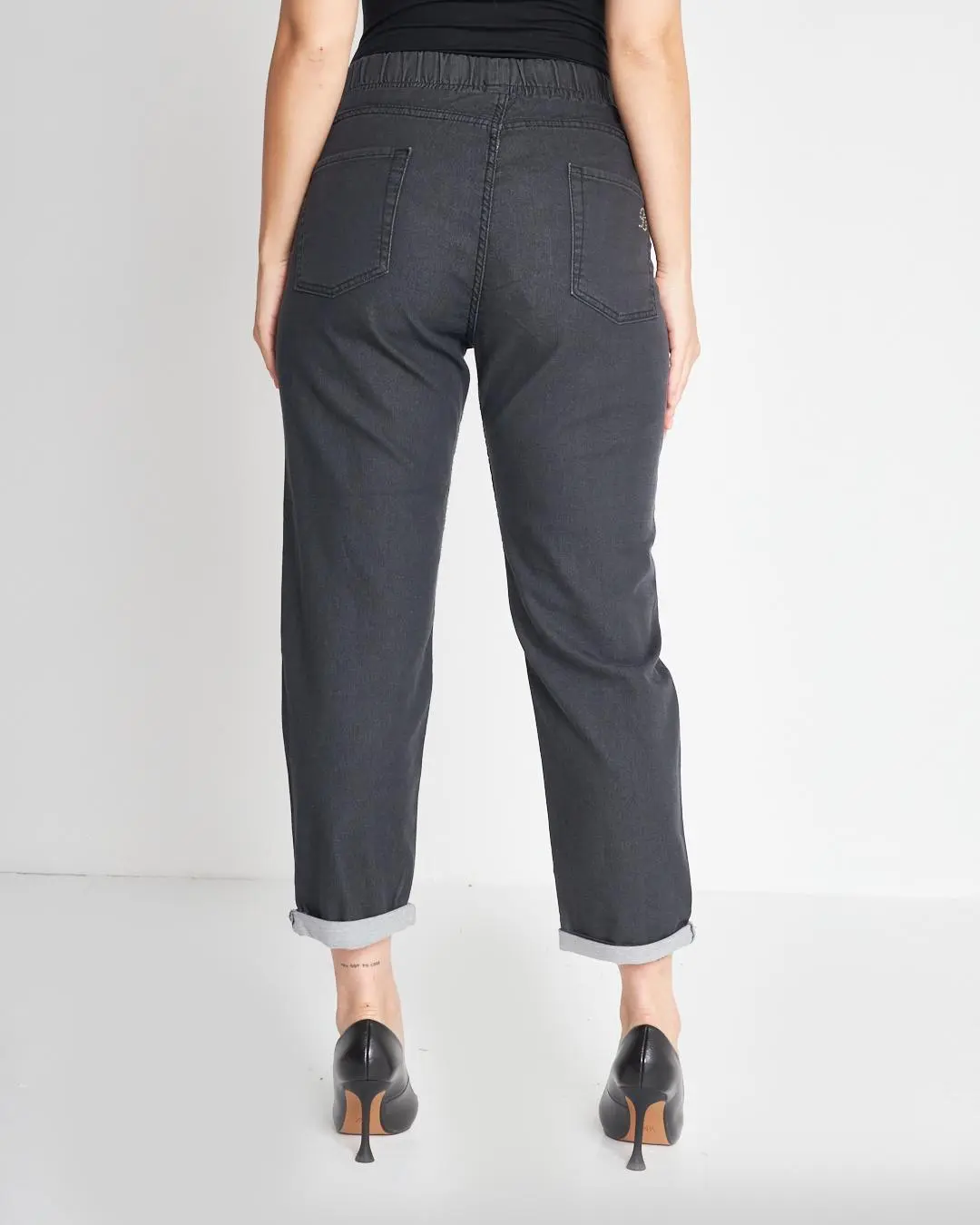 Jeans elastico NERO - Image 5