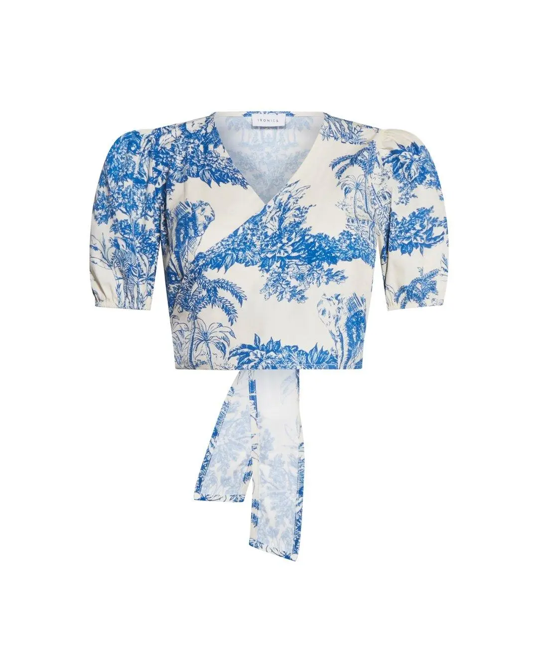 Top crop LIGHT BEIGE - BLU