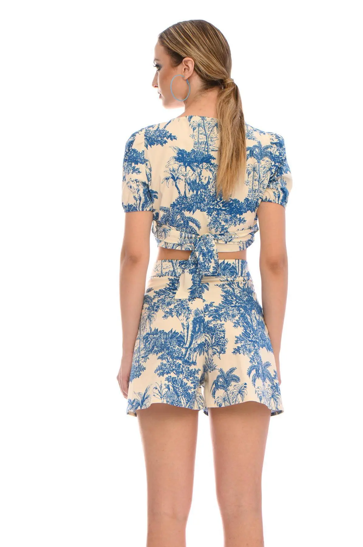 Top crop LIGHT BEIGE - BLU - Image 3