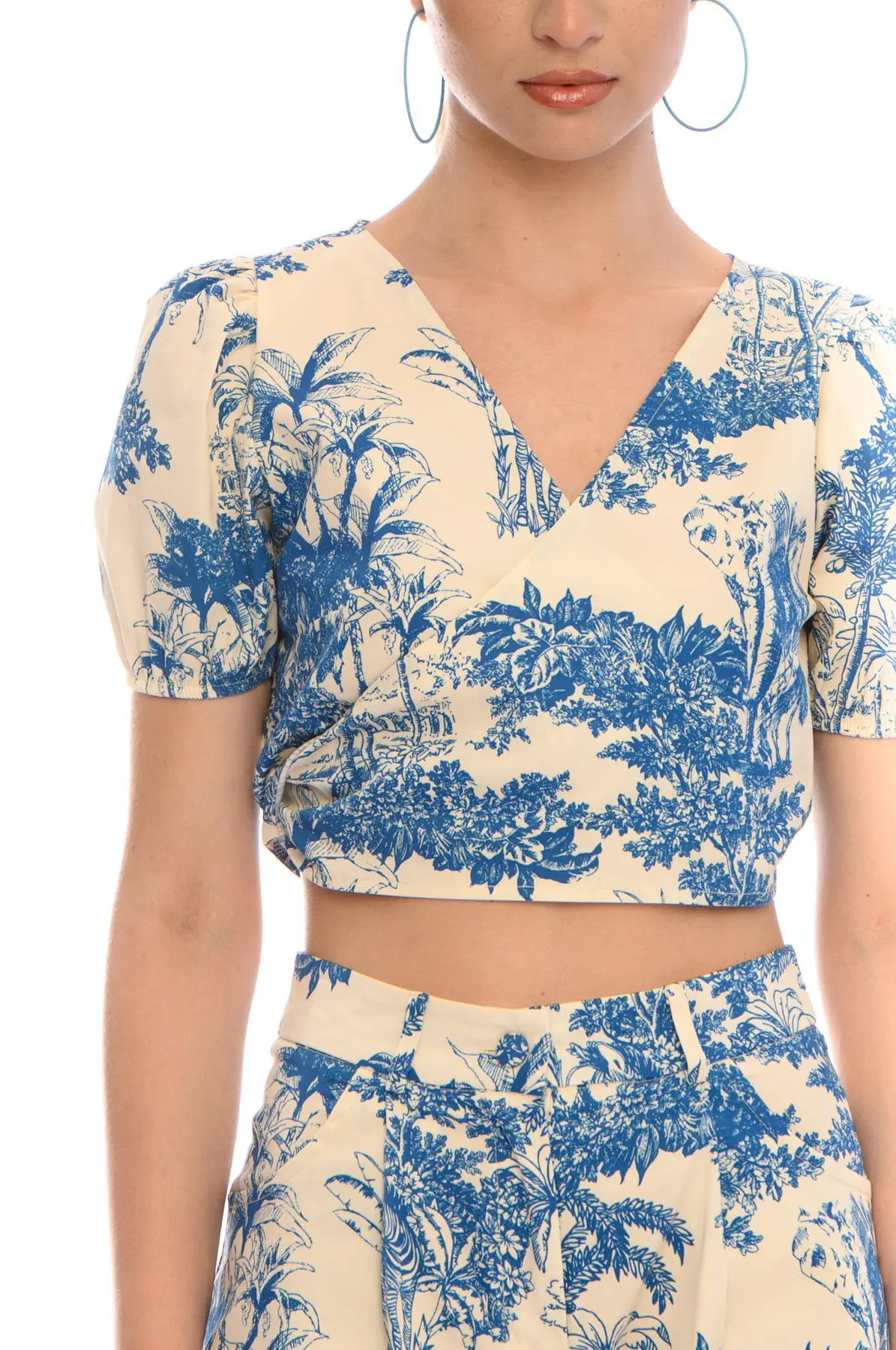 Top crop LIGHT BEIGE - BLU - Image 4