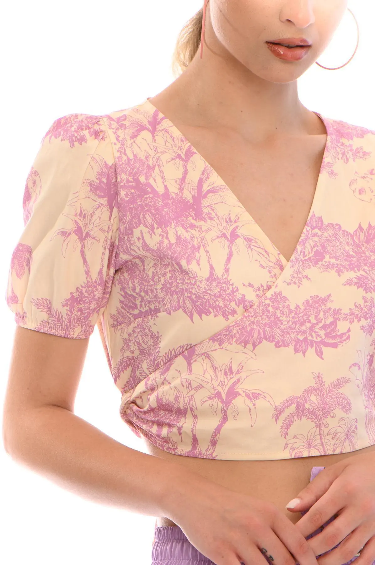 Top crop LIGHT BEIGE - LILLA - Image 4