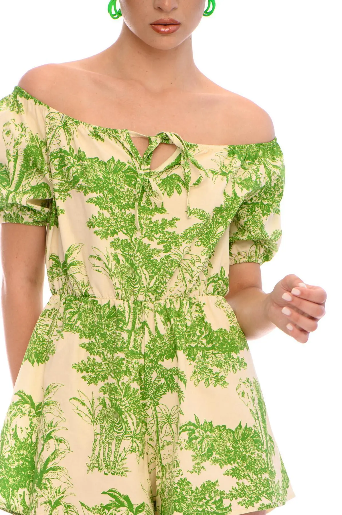 Tuta fantasia wild LIGHT BEIGE - VERDE PISTACCHIO - Image 4