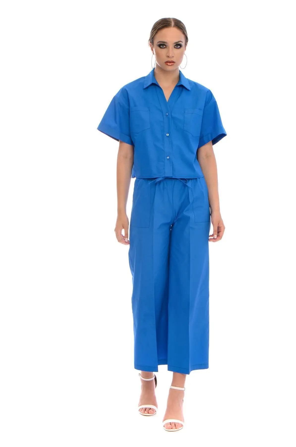 Pantalone coulisse ROYAL BLUE - Image 4
