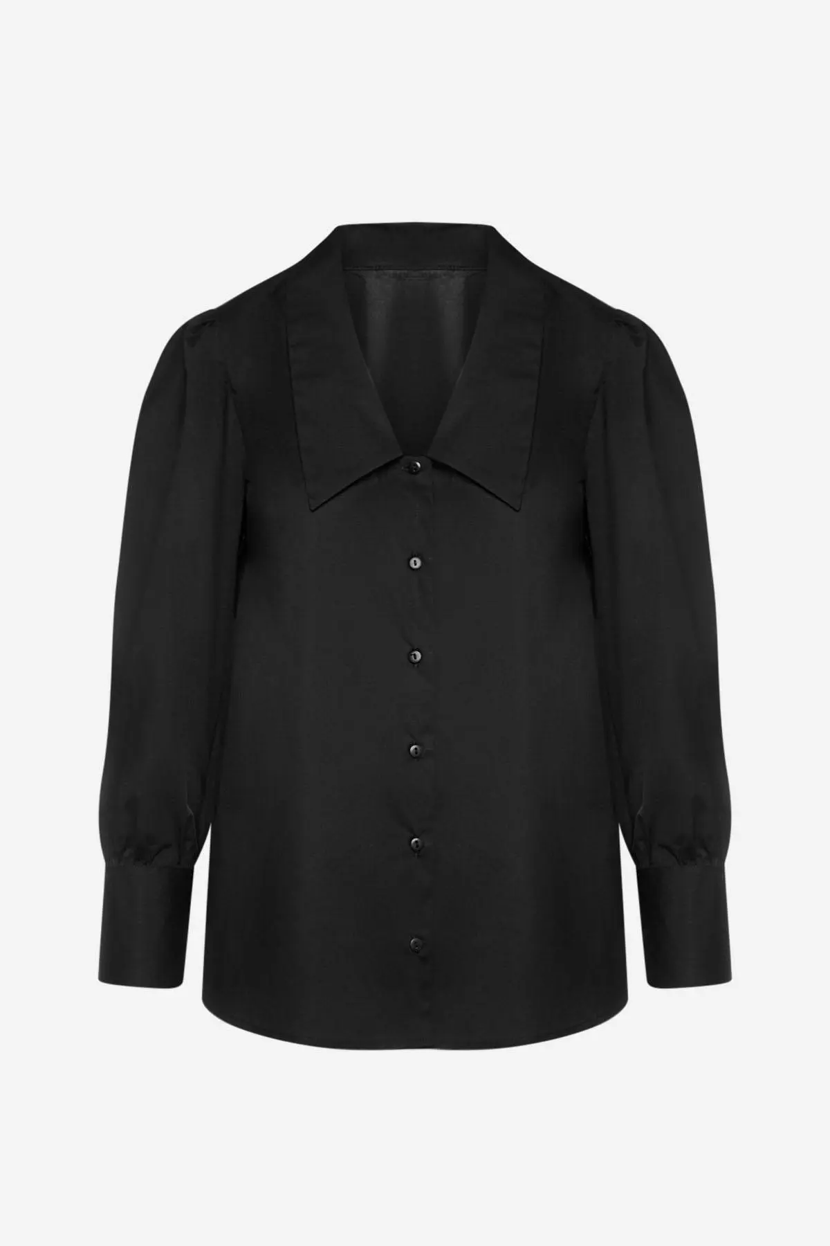 Camicia colletto punte NERO