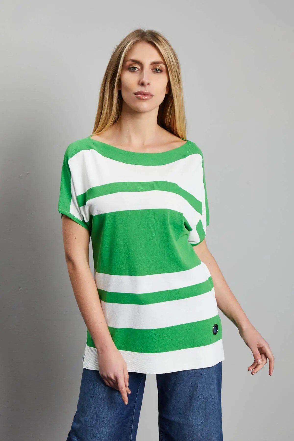 MAGLIA KIMONO WHITE-GIADA - Image 3